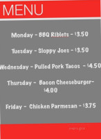 Bascom Carry Out menu