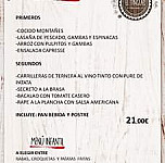 El Tinglao menu