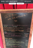 Le Ranch Du Piot menu