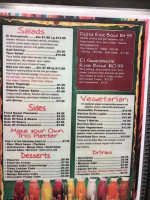 El Guacamole Mexican Grill menu