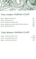 Relais Boccador menu