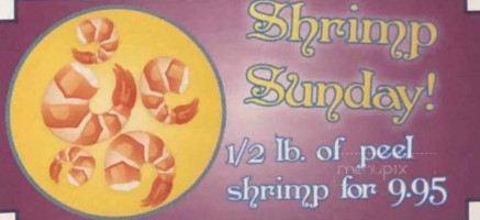 The Crab Shack menu