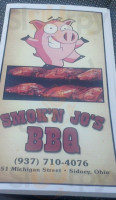 Smok'n Jo's Bbq menu