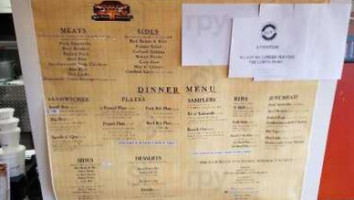 Coops West Texas Bbq menu