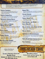 My Saloon, Inc. menu