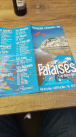 Les Falaises menu