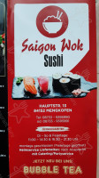 Saigon Wok Sushi Bubble Tea menu