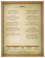 Roger's menu