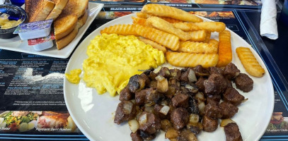 Black Blue Diner food