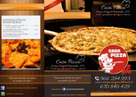 Casa Pizza food