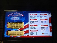 Stars & Stripes Pizza inside