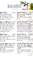 Chez Lucienne menu