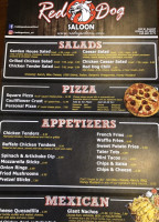 Red Dog Saloon menu