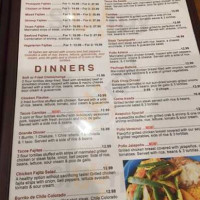 Los Aztecas Mexican Restaurant menu