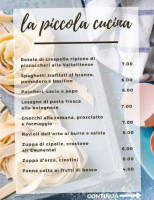 Mamma Ciccia Rooms Apartments menu