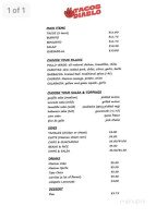 S&s Farm Brewery menu