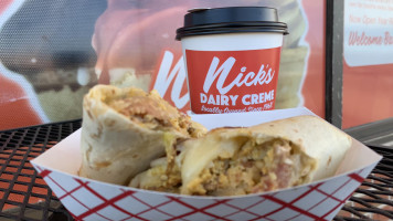 Nick's Dairy Creme food