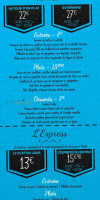 Bistro Yonnais menu