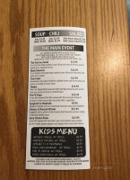 Spectators And Grill menu