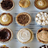 Blue Cake Honey Pies At Cantrell food