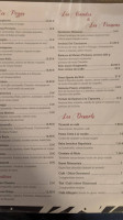 Il Primo Bacio menu