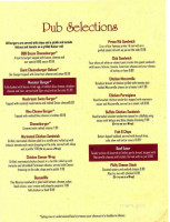 Wyalusing Restaurant Bar menu