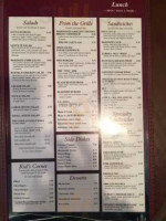 Mckenzies Grille menu