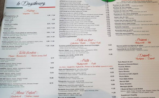 Restaurant Dagsbourg menu