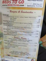 Linda's Cafe menu