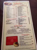 Country Cafe menu