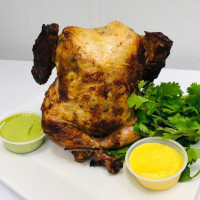 Los Pollos Rotisserie Grill food