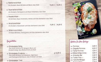 Schnitzelwelt menu