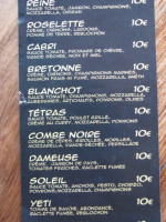 Le L'o A La Bouche menu