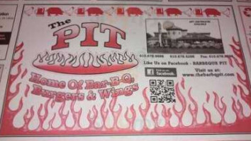 -b-q Pit inside