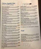 Joe's Italian Grill And menu