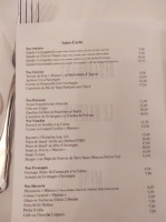 Le Dauphin menu