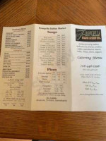 Frangella Italian Market, Inc. menu