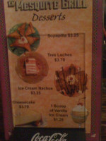 El Mesquite Grill menu