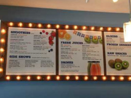 Wild Blue Grand Haven menu