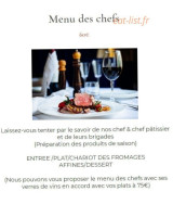 La Cremaillere menu