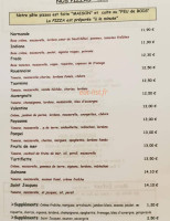 La Taormina menu