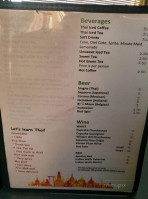 House Of Thai menu