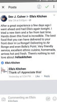 Ella's Kitchen menu