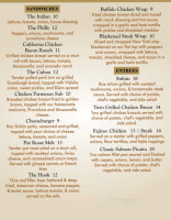 Bogey's At Duck Hollow Golf menu