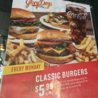 Glory Days Grill Of Lorton food