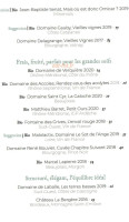 Partage Brasserie menu