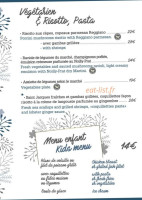 Le Cottage menu