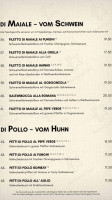 Casa Nostra menu