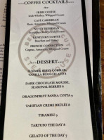 Berkeley Cut Steakhouse menu