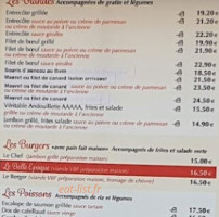 La Belle Epoque menu